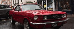 Red 60s Mustang Photo